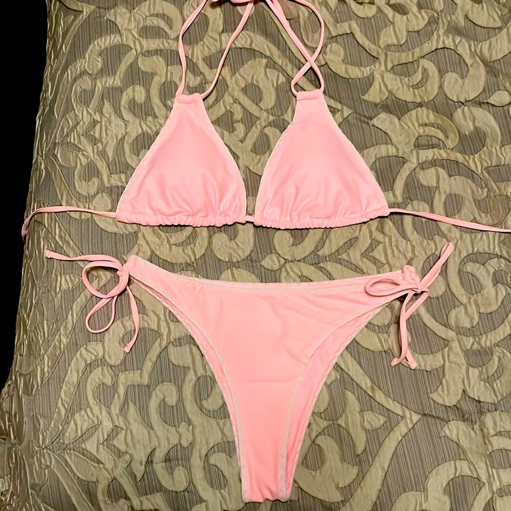 Pink bikini